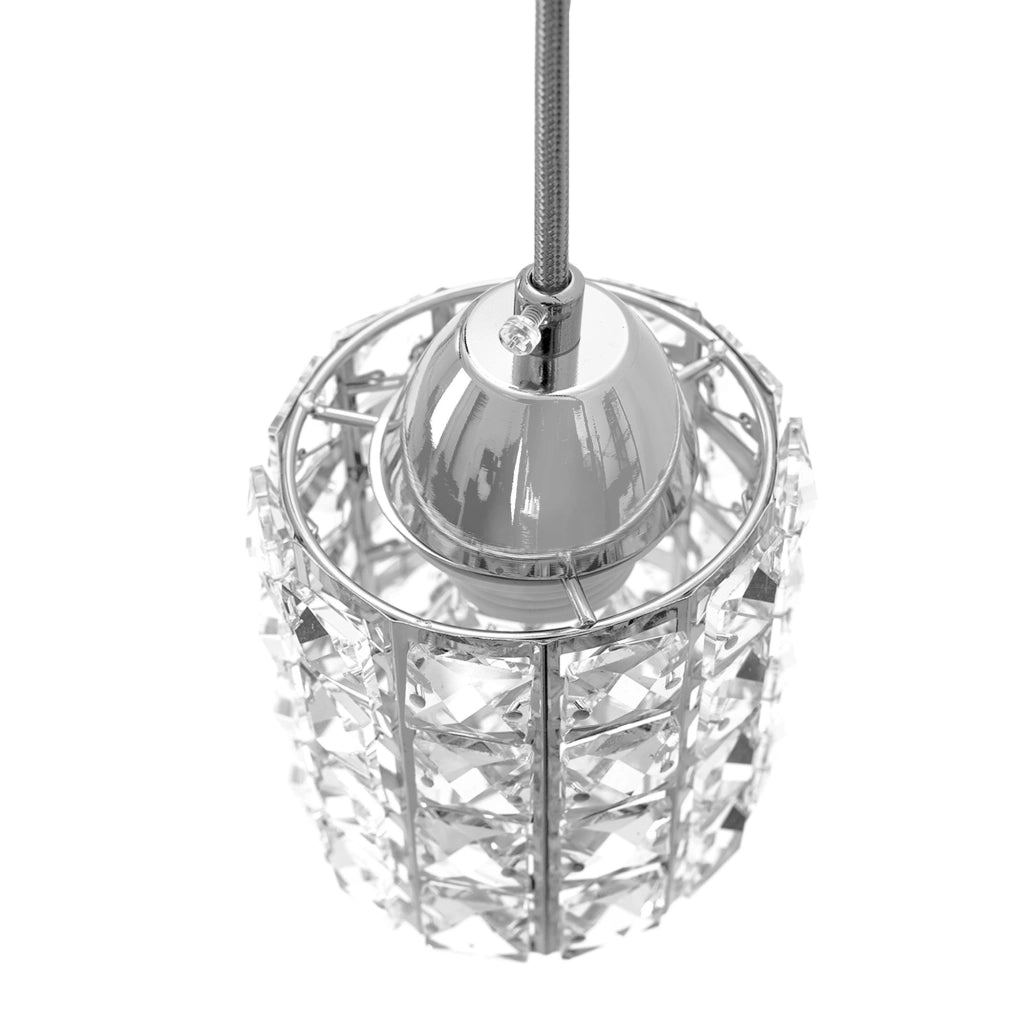 Lampada Da Soffitto Cristallo Argento APP727-1CP