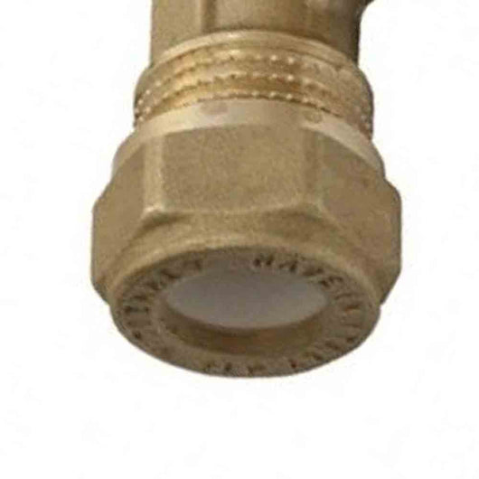 Raccordo curvo maschio a stringere per rame