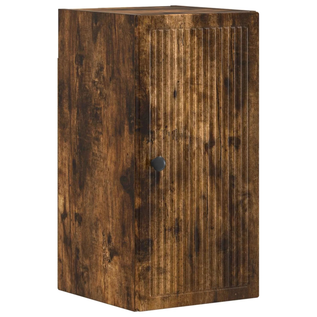 Set di Mobili da Bagno da 4 Pezzi EDE Rovere Fumo 3417905