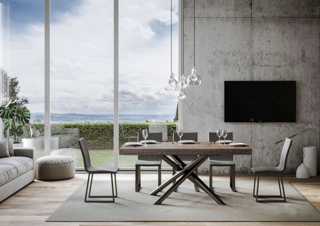 Tavolo Allungabile 180-440x90x77 cm Famas Noce
