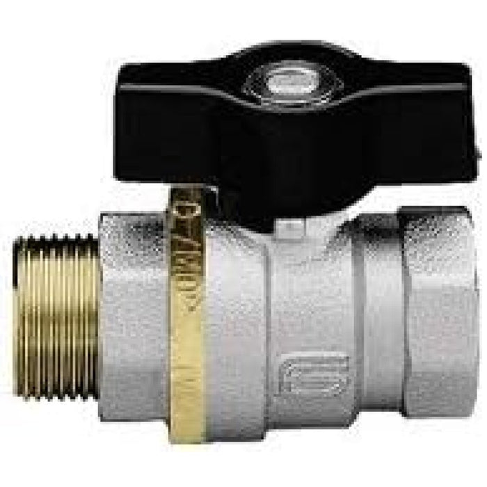 Valvola a sfera a farfalla m/f d.3/4