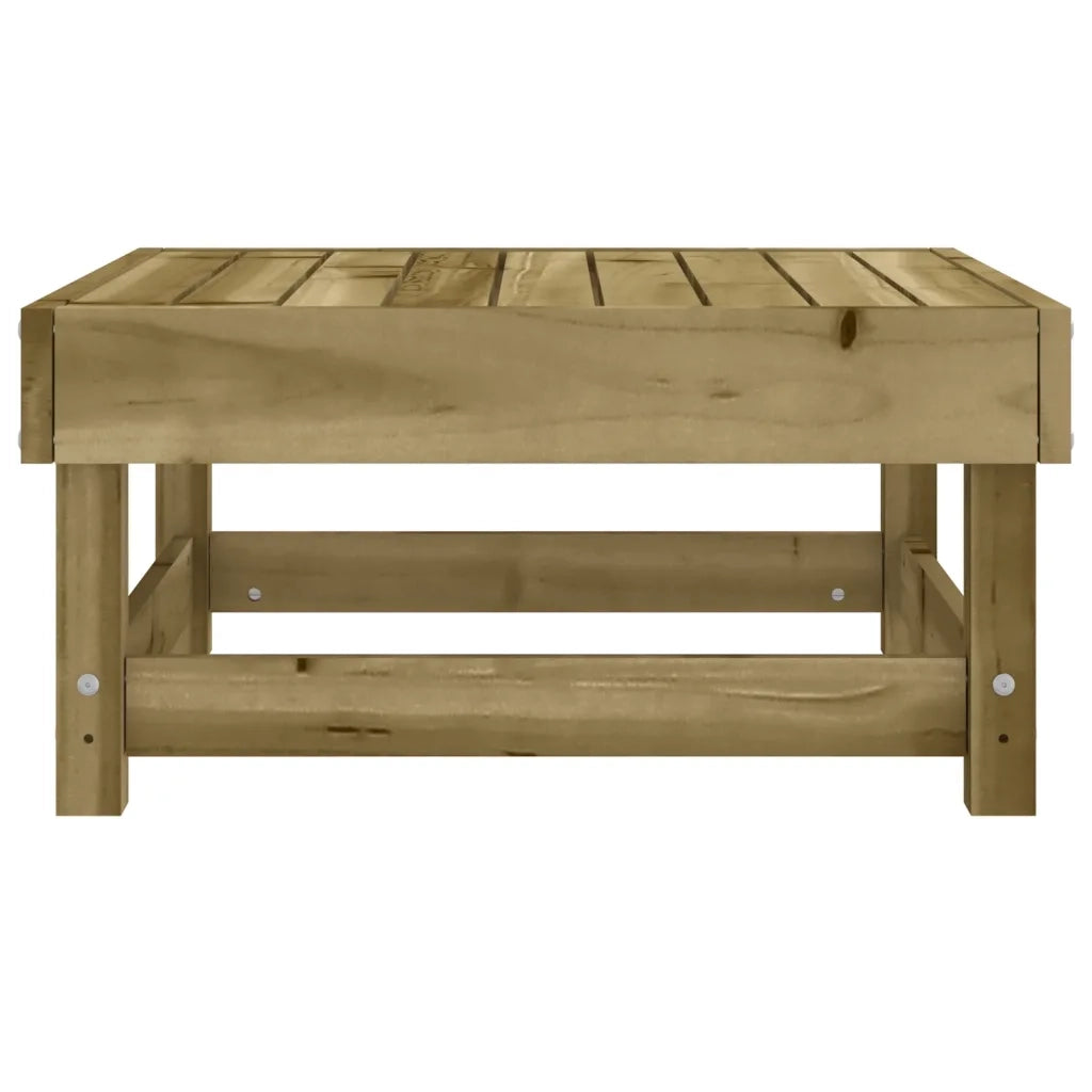Poggiapiedi da Giardino in Legno Impregnato di Pino CFW5194694