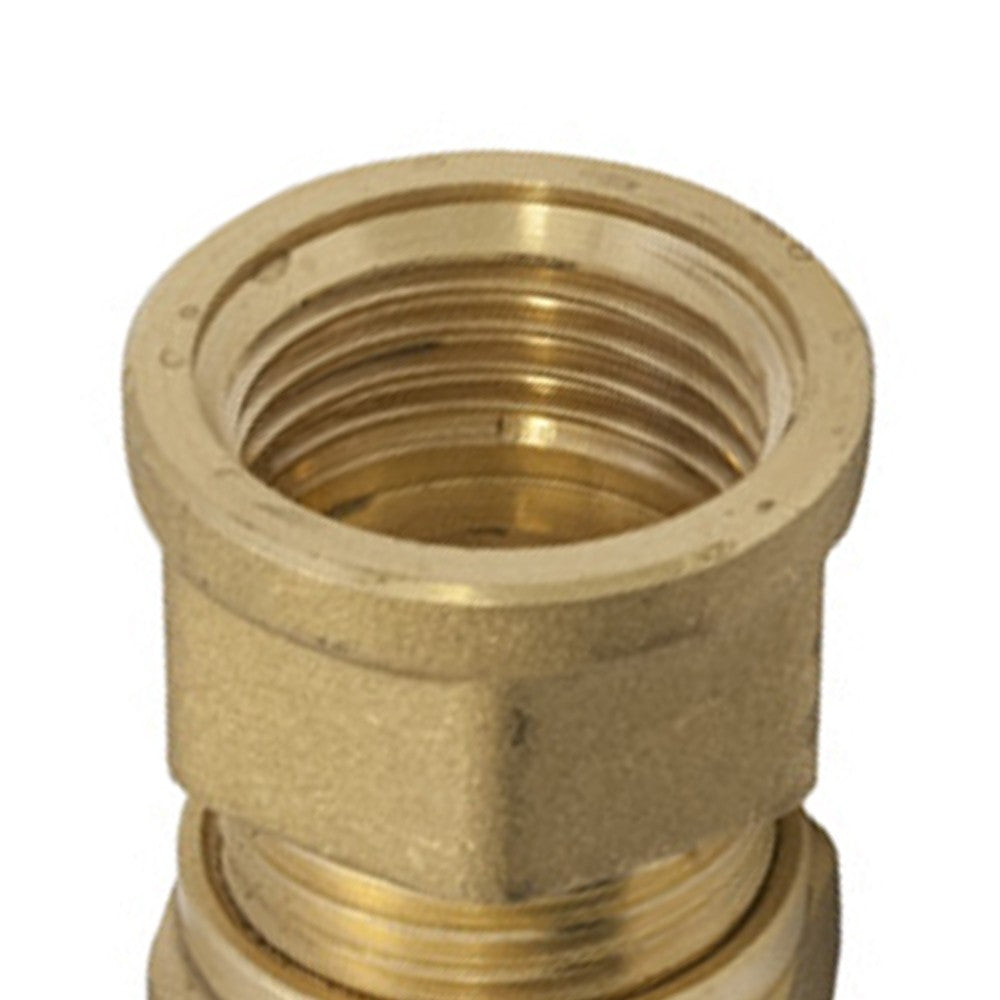 Raccordo diritto femmina   a stringere per rame