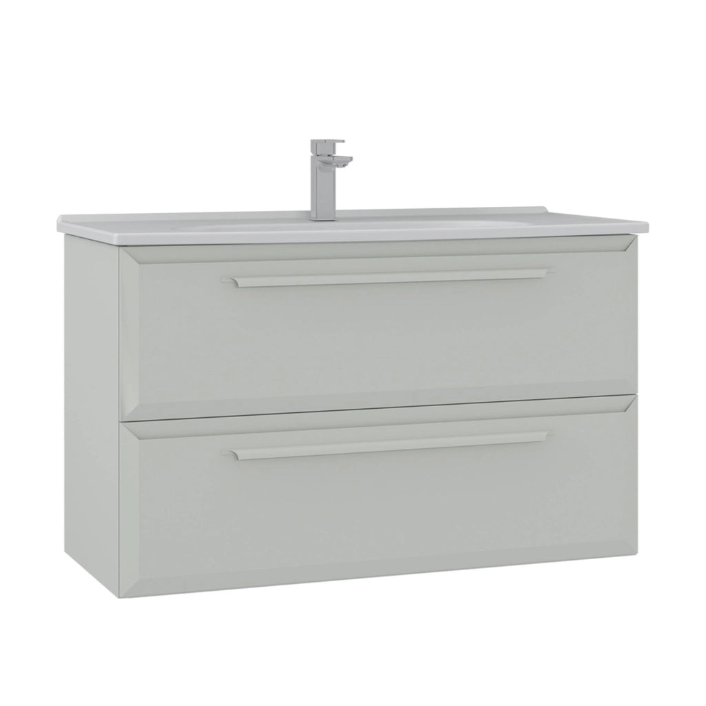 Mobile lavabo "Nuvola 100 v2" - 100 x 50 x 62 cm - Cashmere