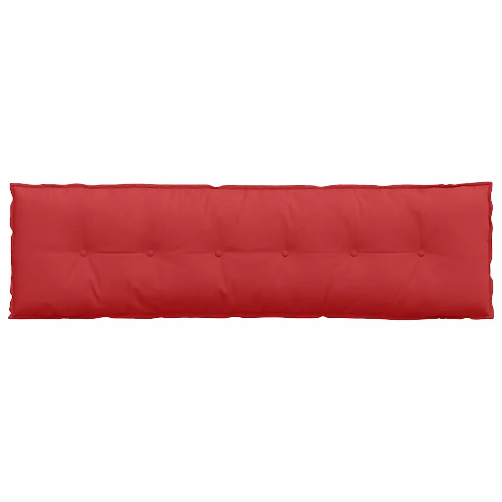 Cuscino per Schiena Rosso 180 x 19 x 50 cm Tessuto