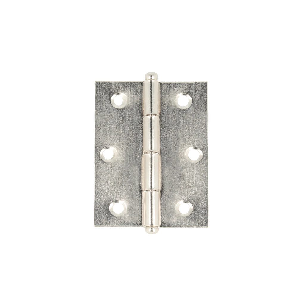 Cerniere pomoli sferici - 50 x 40 mm. - nichelato - 2 pz.