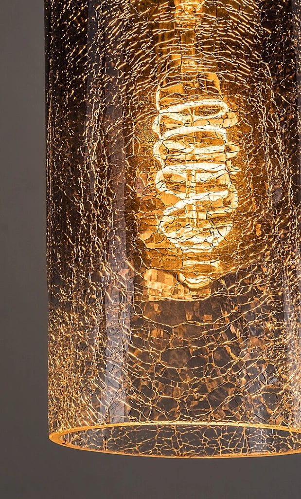 Lampada a sospensione vintage nera vetro E27 Rabalux
