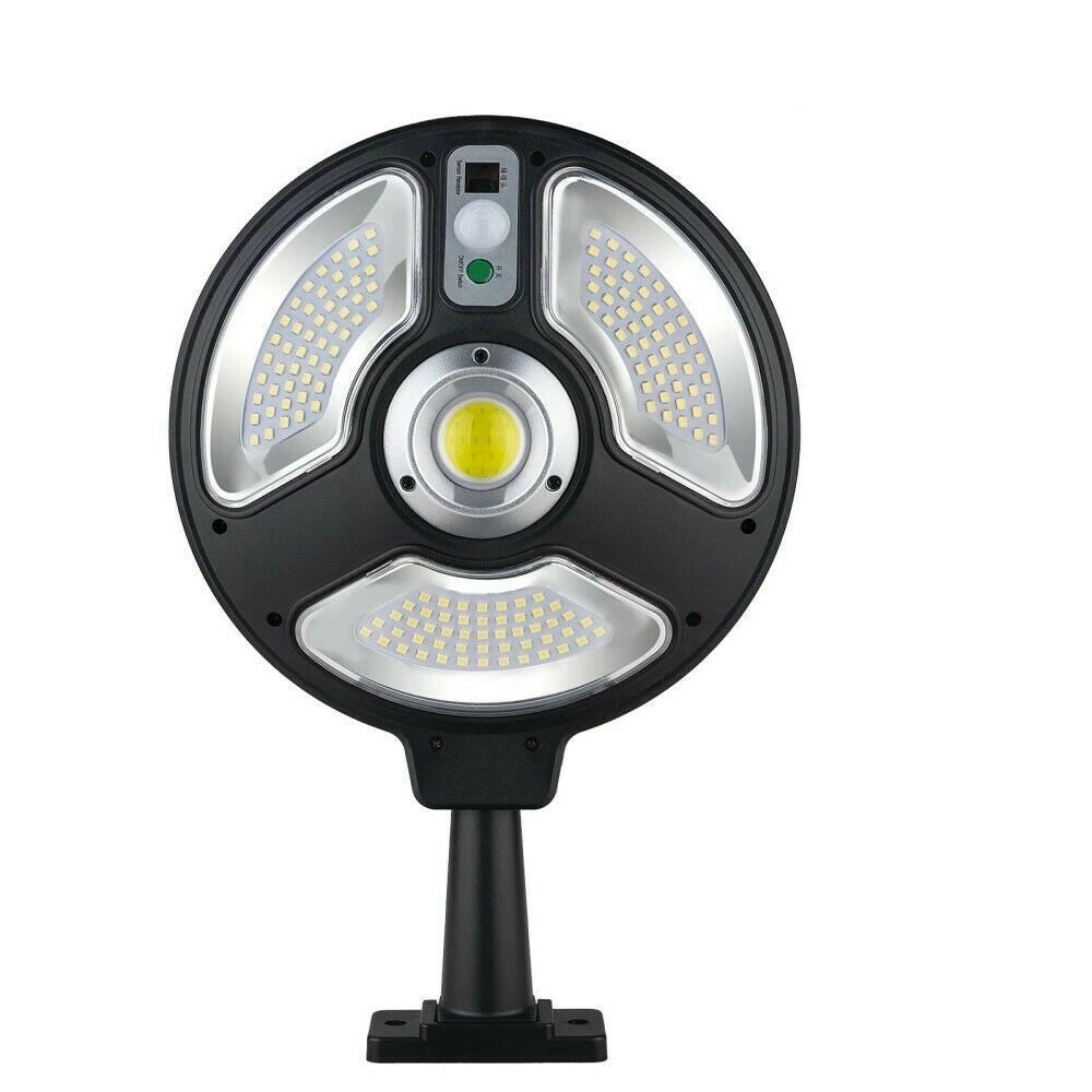 Trade Shop - Faro Lampione Stradale Solare Con Sensore Di Movimento Telecomando 120 Led 1288b -