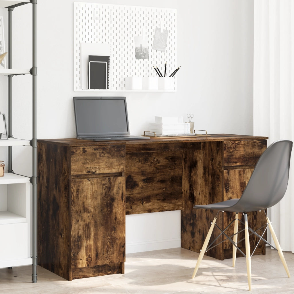 Scrivania  Rovere fumÃ© 140x49x76 cm Legno ingegnerizzato