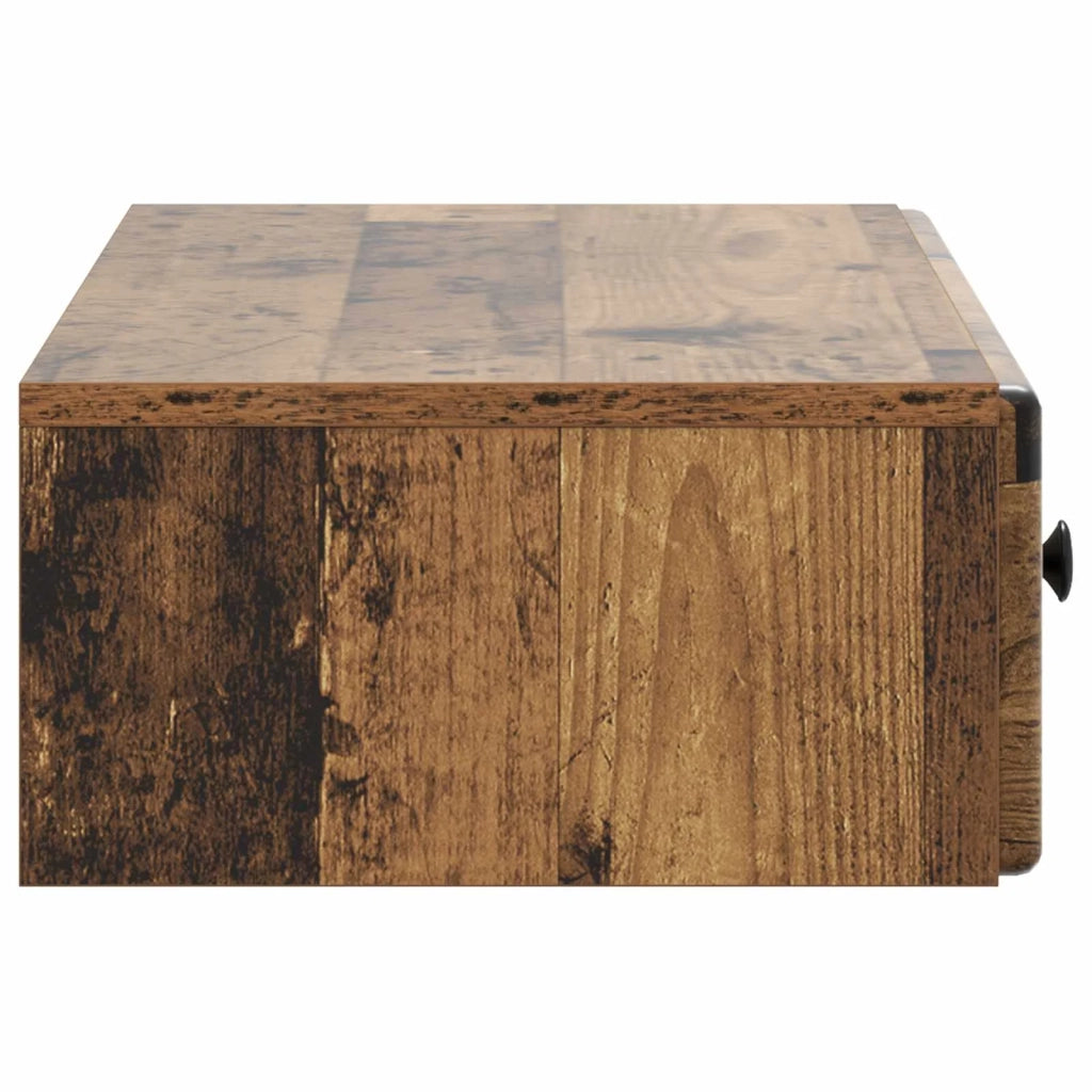 Tavolino da Parete Laterale Legno antico 87,5 x 34,5 x 17 cm 899183