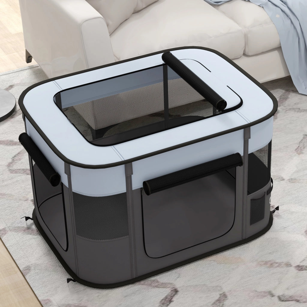 Casetta per Animali con Finestre e Porte ¨C zephmum ¨C 84x64x53 cm