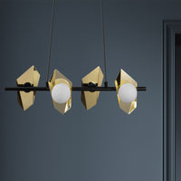 Lampada Da Soffitto App1412-cp Black Gold
