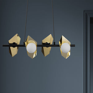 Lampada Da Soffitto App1412-cp Black Gold