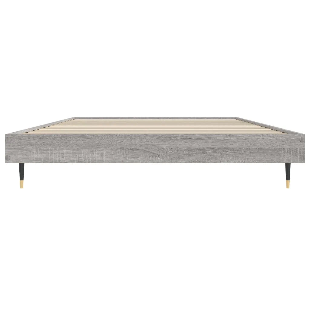 Giroletto-Struttura Letto Grigio Sonoma 90x200 cm in Legno Multistrato 282488