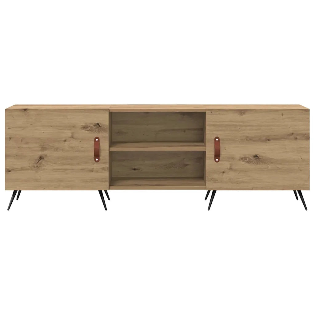 Mobile TV-Credenza per TV-Console TV rovere artigianale 150 x 30 x 50 cm Legno multistrato 474022