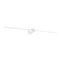 Applique Da Parete Contemporaneo Filo Alluminio Bianco Led 16W 3000K Ip44