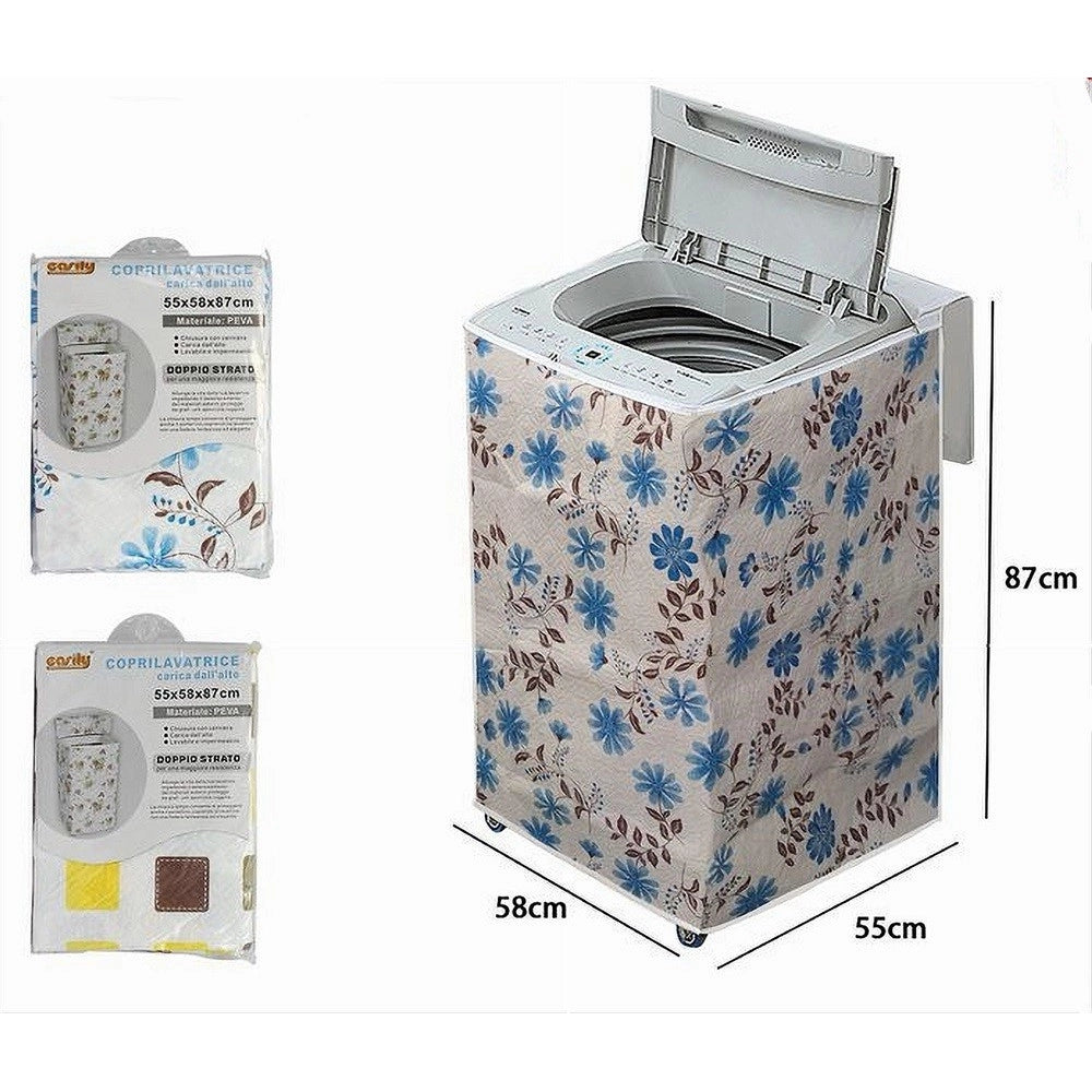 Trade Shop - Coprilavatrice Telo Lavatrice Copertura In Peva Carica Dall'alto 55x58x87cm 52760 -