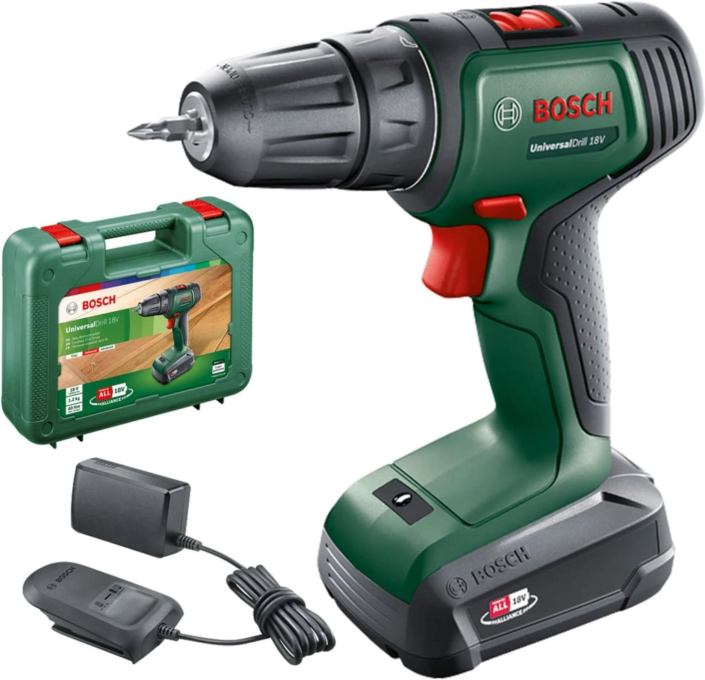Bosch Avvitatore a batteria EasyDrill 18V-38 (1 batteria 2,0 Ah, sistema 18 volt, in valigetta)