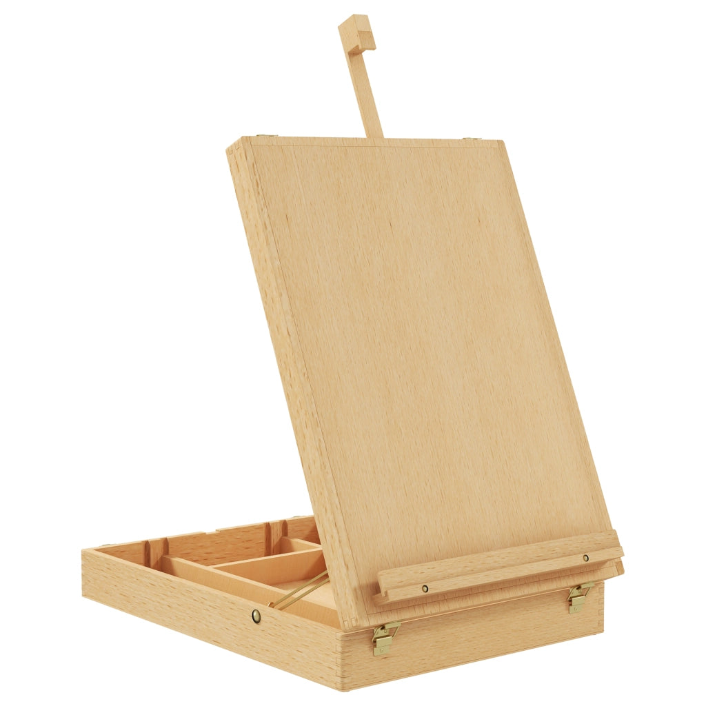 CAVALLETTO DA TAVOLO REGOLABILE E PIEGHEVOLE 47 x 29 x 11 cm LEGNO NATURALE