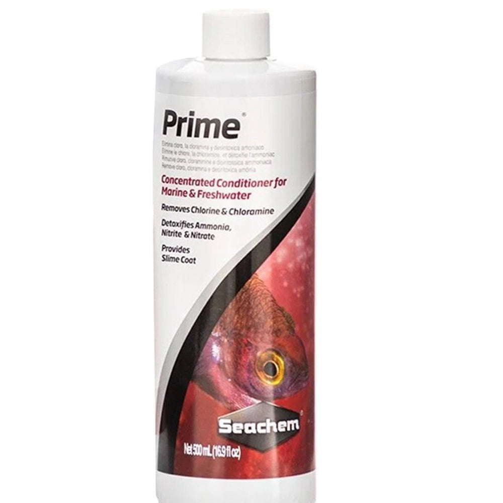 Seachem Prime - Biocondizionatore per Acqua Dolce e Marina Formato: 500 ml