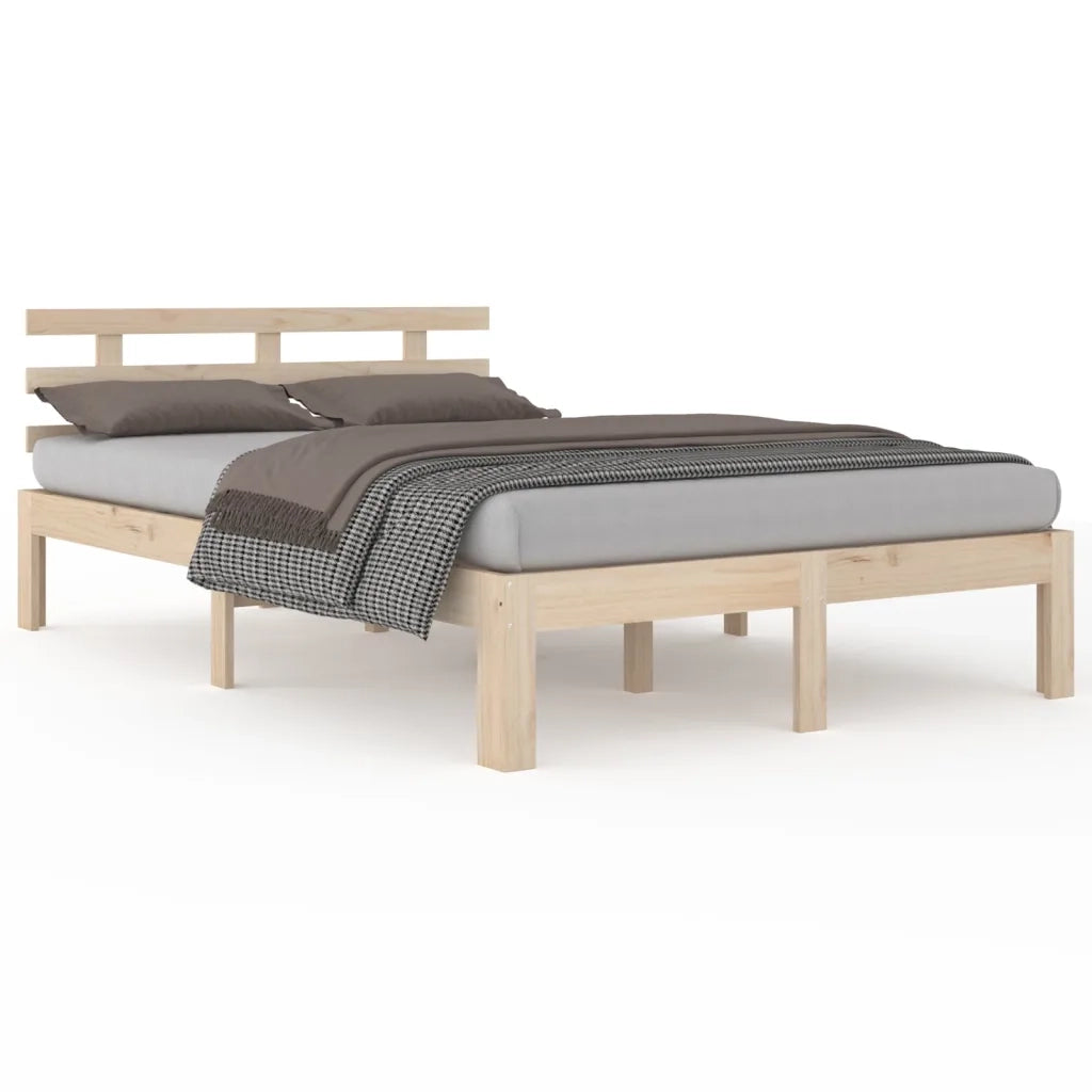 Giroletto-Struttura Letto in Legno Massello 135x190 cm Double 513662