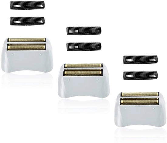 Set di 3 rasoi e rasoi professionale Adatti per il rasoio Andis No.17150/17155/17200 ProFoil Lithium sostitutivo "oro
