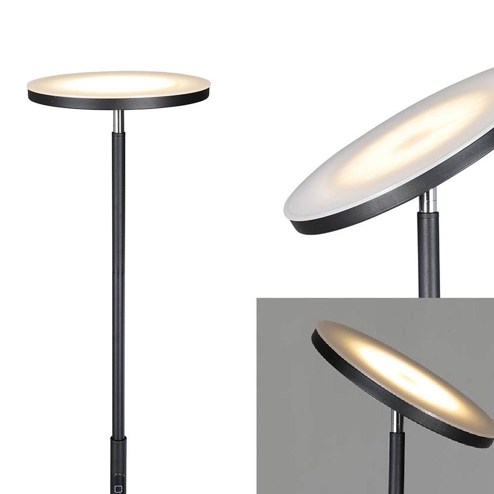 Lampada Piantana Led Dimmerabile 30W 2500LM Telecomando e Luce Regolabile H175cm
