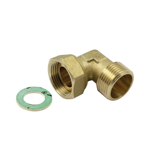 RACCORDO CURVO M-F CON GIRELLO E GUARNIZIONE PIANA- 3/4x1- TIEMM- pezzi 1