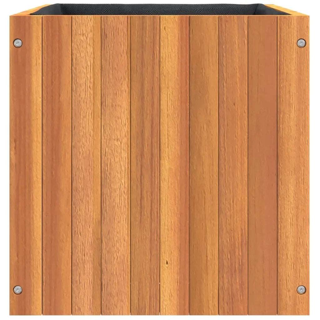 vidaXL Fioriera da Giardino 45x45x45 cm in Legno Massello di Acacia