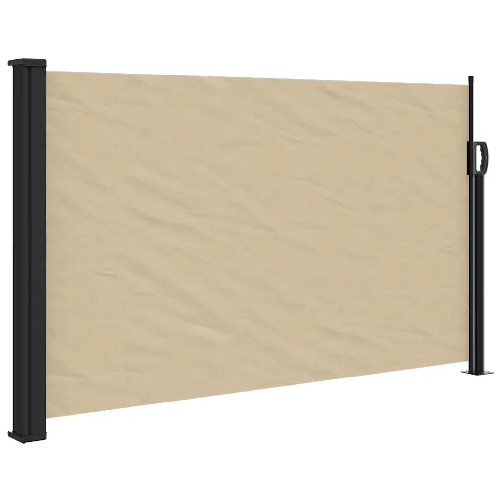 Tenda da Sole Laterale Retrattile-Tenda parasole per balcone per giardino Beige 117x300 cm