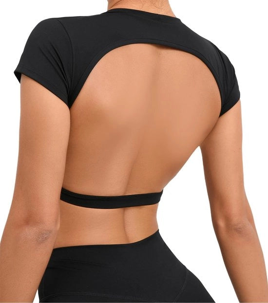 Top Sportivo per Donna - Disegno senza Cuciture - Rivestito - Top Corto - Cinturino Nastro - Tessuto Respirante - Ideale per Yoga/Fitness 

Modello: 
Rugvrij Design 
Gevoerd 
Crop Top 
Nauwsluitend 
Zachte Ademende Stof