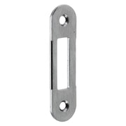 CONTROPIASTRA PER SERRATURA 'PATENT CENTRO' B.T. cromo opaco - interasse 90 mm  - BONAITI