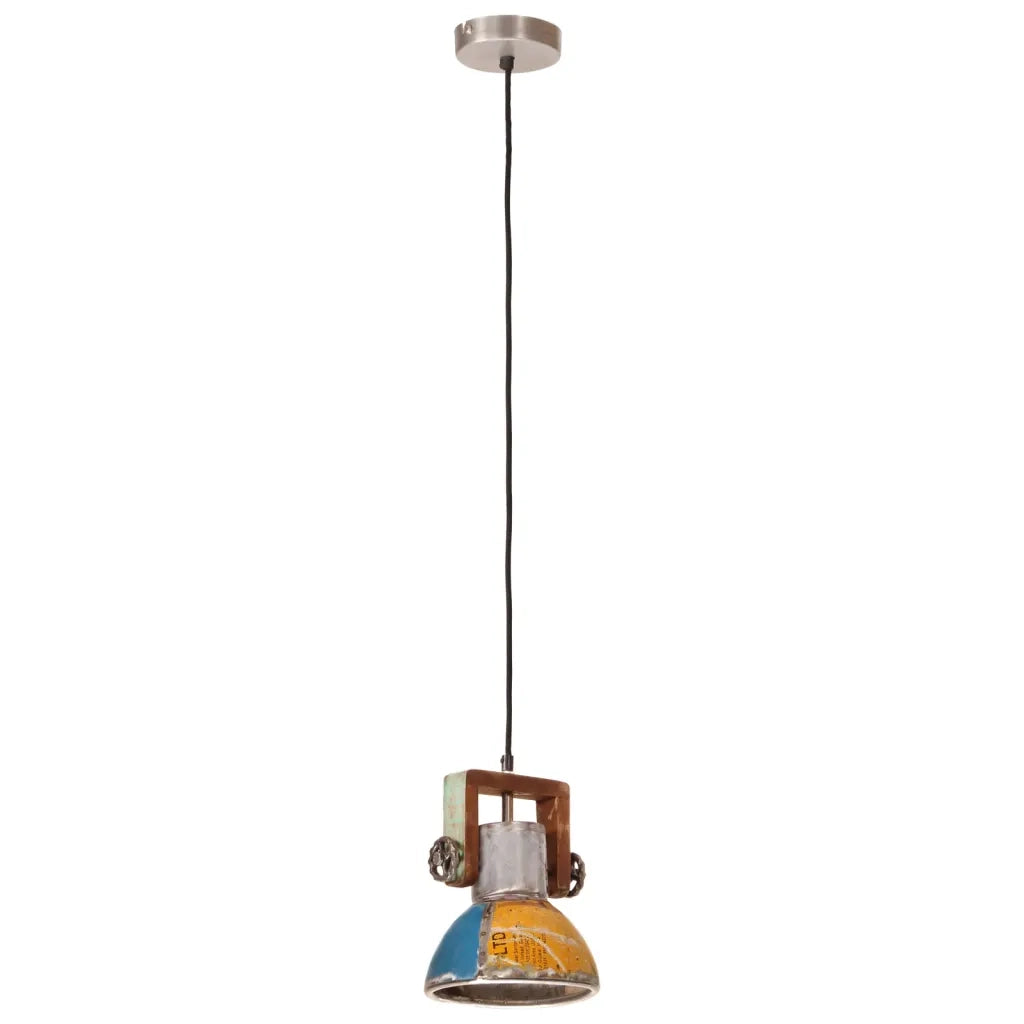 Lampada Sospesa Industriale 25 W Multicolore Rotonda 19 cm E27 344397
