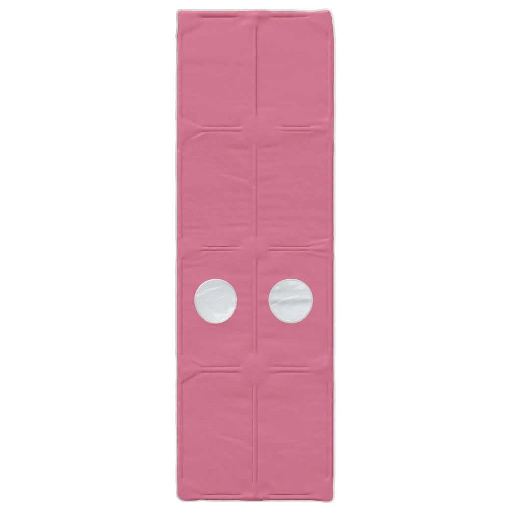 Letto alto per bambini con storage 3 pz Bianco e Rosa 3423596