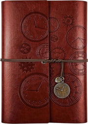 Diario in pelle - Stile di scrittura vintage - Quaderno con note riscrivibili