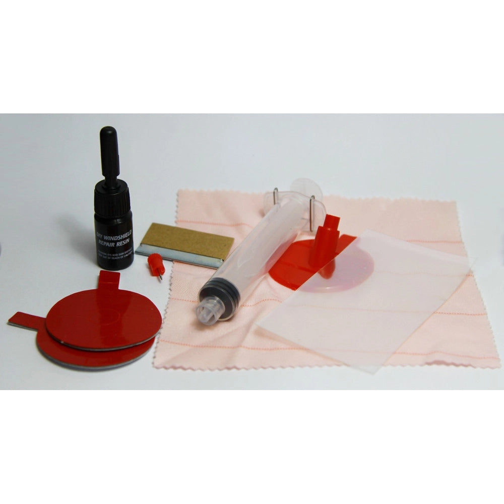 Trade Shop - Kit Ripara Vetri Per Riparazione Parabrezza Vetri Auto Fai Da Te Maxeed -