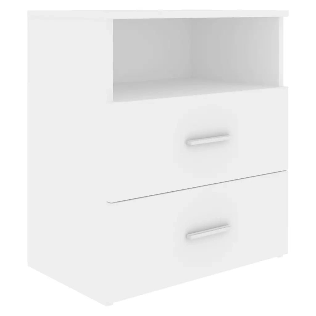 Comodini 2 pz Bianchi 50x32x60 cm cod mxl 31031