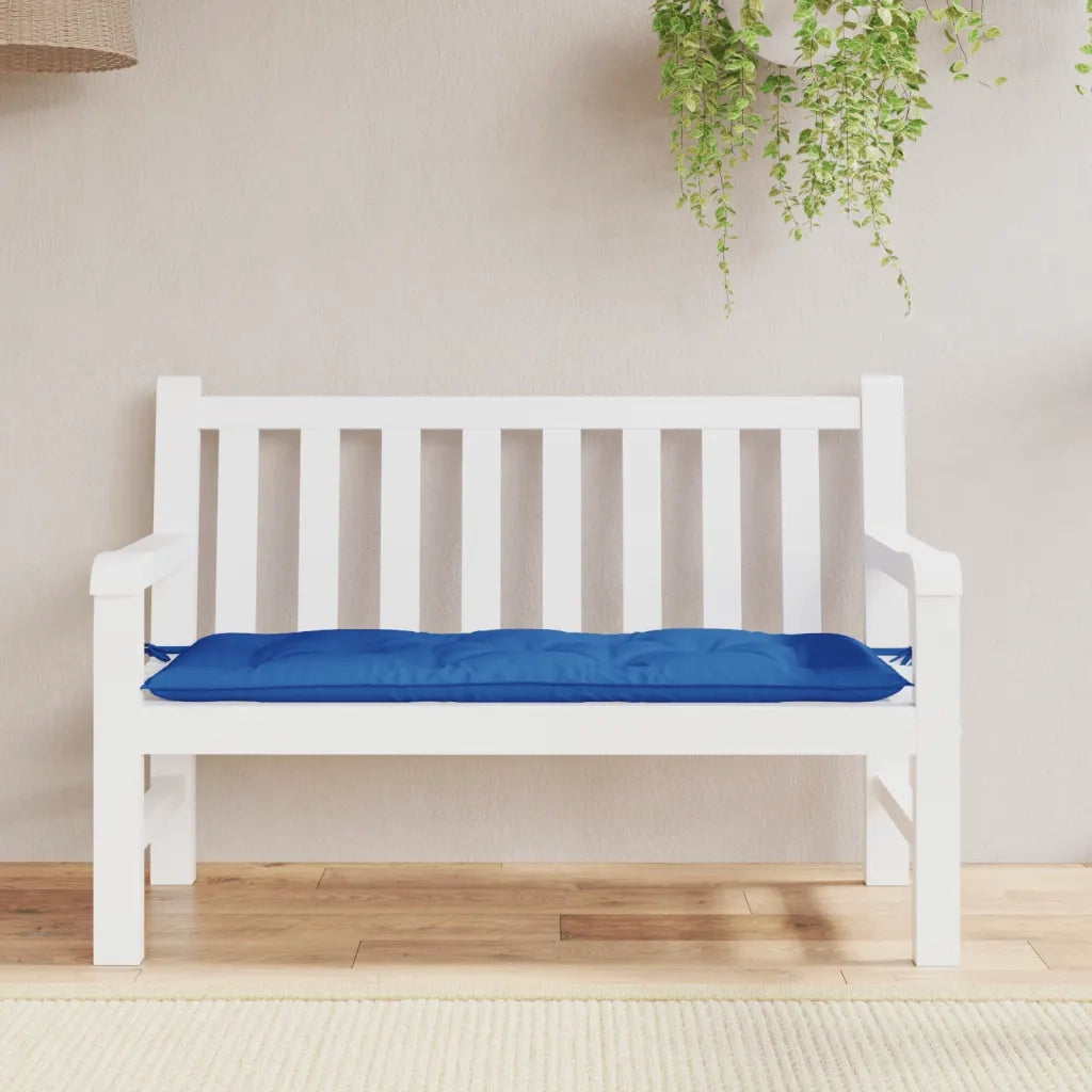 Cuscino per Panca Blu 120x50x7 cm in Tessuto Oxford 361593