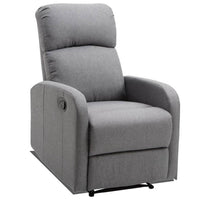 Poltrona relax manuale Giulia colore grigio