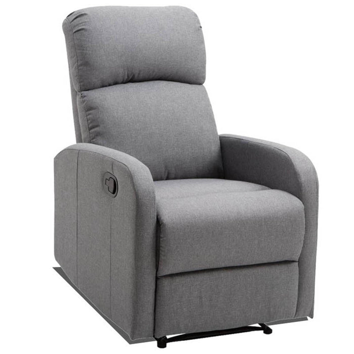 Poltrona relax manuale Giulia colore grigio