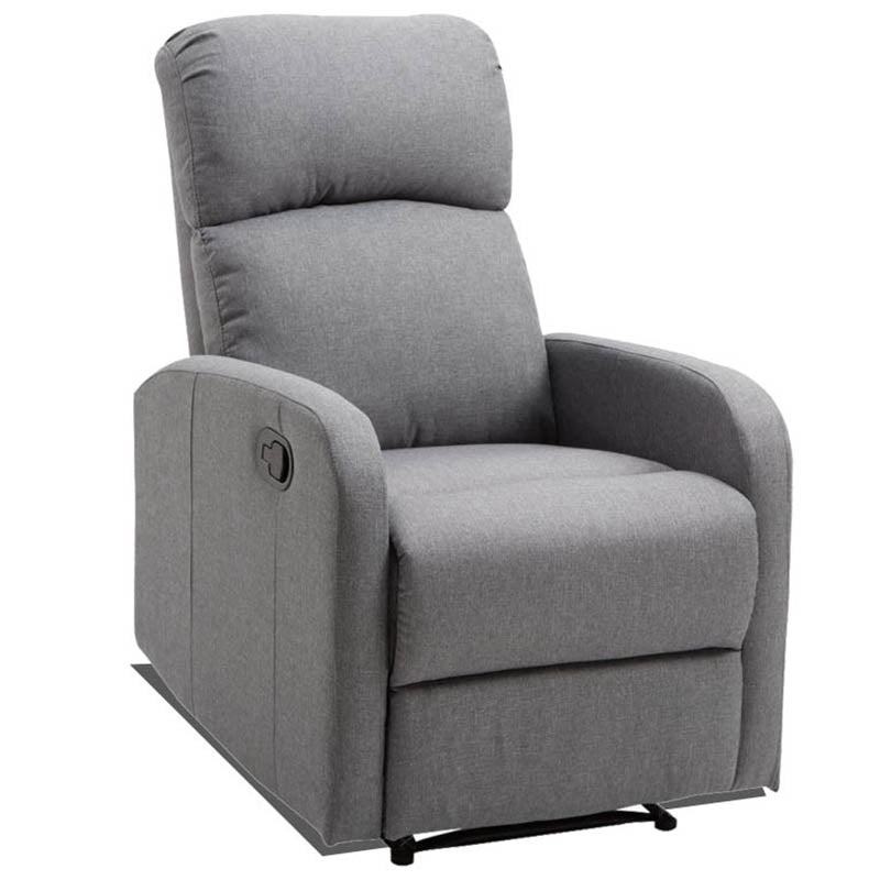 Poltrona relax manuale Giulia colore grigio