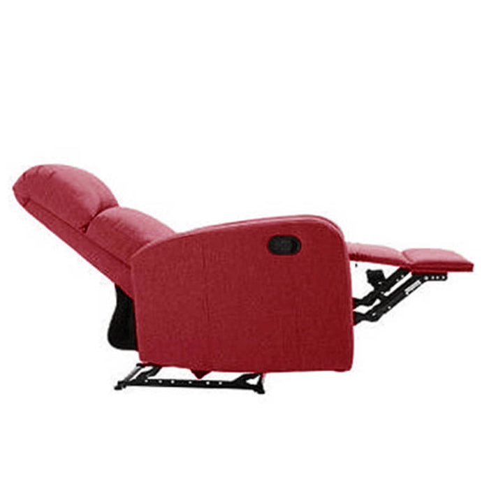 Poltrona relax manuale Giulia colore bordeaux