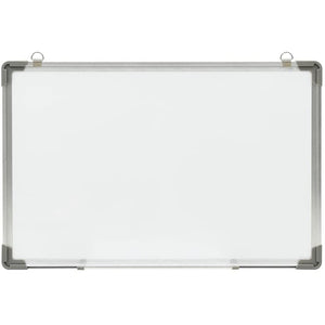 Lavagna Magnetica Bianca 60x45 in Alluminio Pennarelli Cancellabili e Magneti