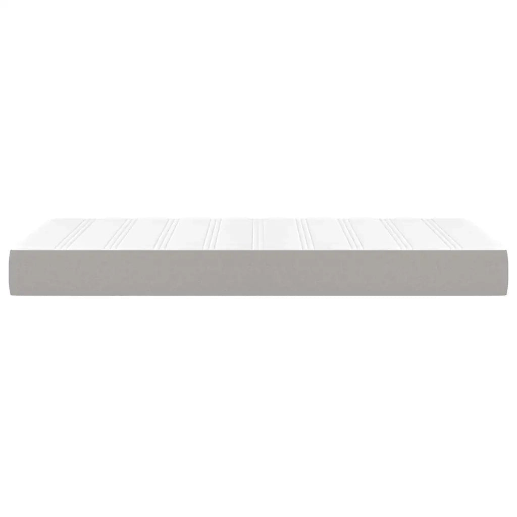 Materasso a Molle per Bambini Rigidità Media Grigio Chiaro 80x160 cm Tessuto 4016535