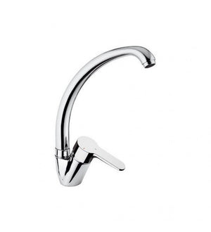 Rubinetto lavello con bocca alta, risparmio energetico e idrico - serie winner eco