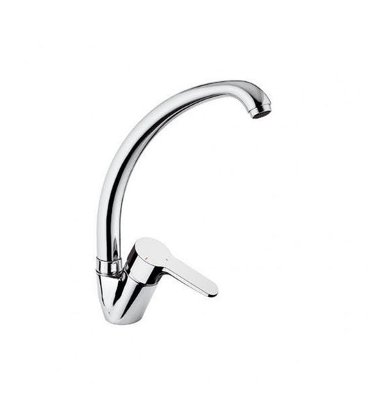 Rubinetto lavello con bocca alta, risparmio energetico e idrico - serie winner eco