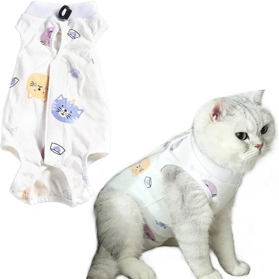 Pacco di cura per cani - Dimensione busto 38-46 cm - Lunghezza dorso 36 cm - Materiale cotone soffice - Pacco chirurgico
