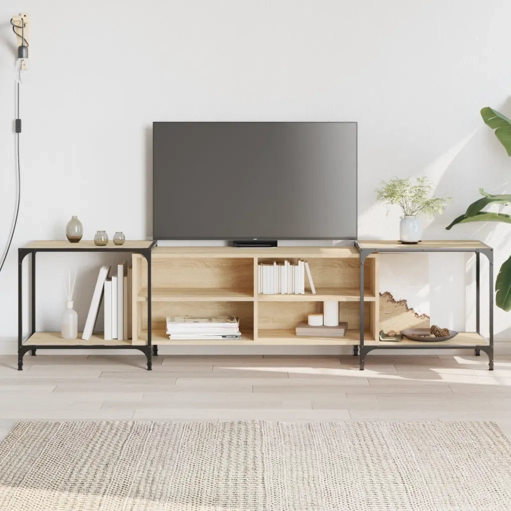 Mobile TV | Armadietto TV | Mobile Porta TV Rovere Sonoma 203x37x50 cm in Legno Multistrato