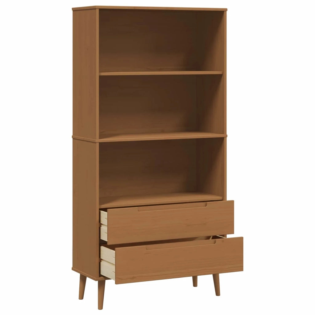 Libreria MOLDE 85 x 35 x 170,5 cm Legno Massello di Pino 42020943