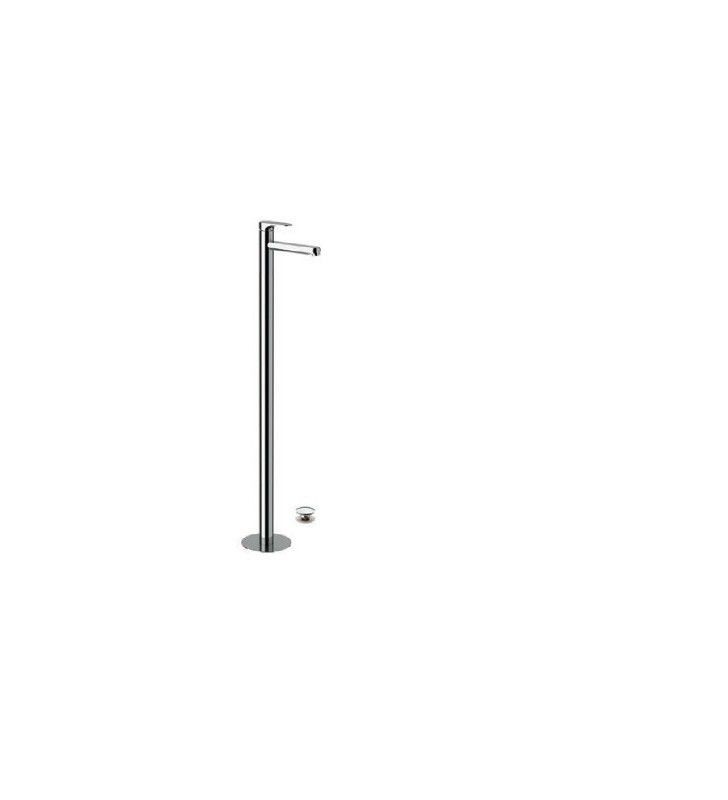 Miscelatore lavabo da terra cm 95 con risparmio energetico e idrico class line eco